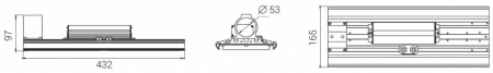 Габаритный чертеж Diora Unit D120