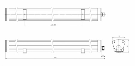 Габаритный чертеж LPO Mini-12