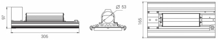 Габаритный чертеж Diora Unit D90